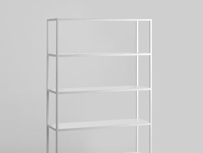 Knygų lentyna HYLLER METAL 100x180 - balta