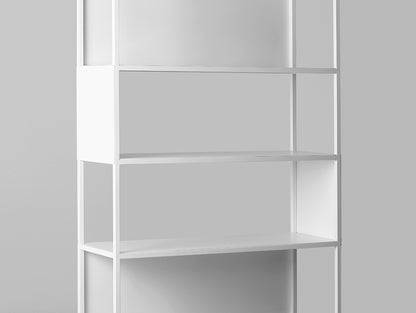 Knygų lentyna HYLLER SIDE METAL 100x180 - balta