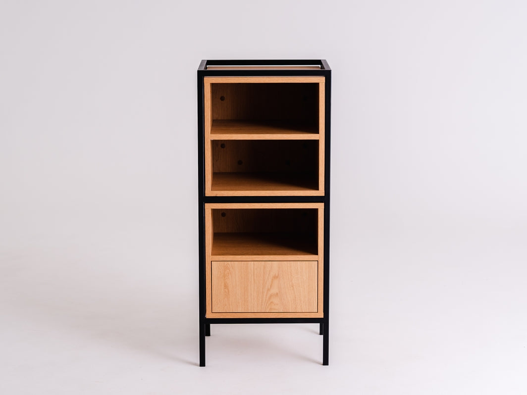 Rack SPINTELĖ 1R2 MIX - juoda