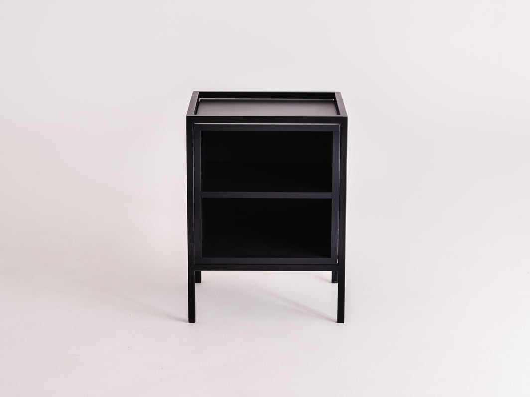 Rack SPINTELĖ JUODA 1R1 LENTYNA