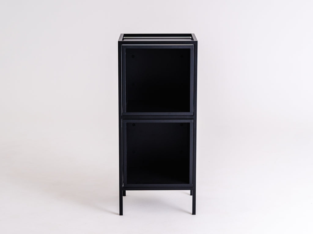 Rack SPINTELĖ BLACK 1R2 DĖŽĖ x2