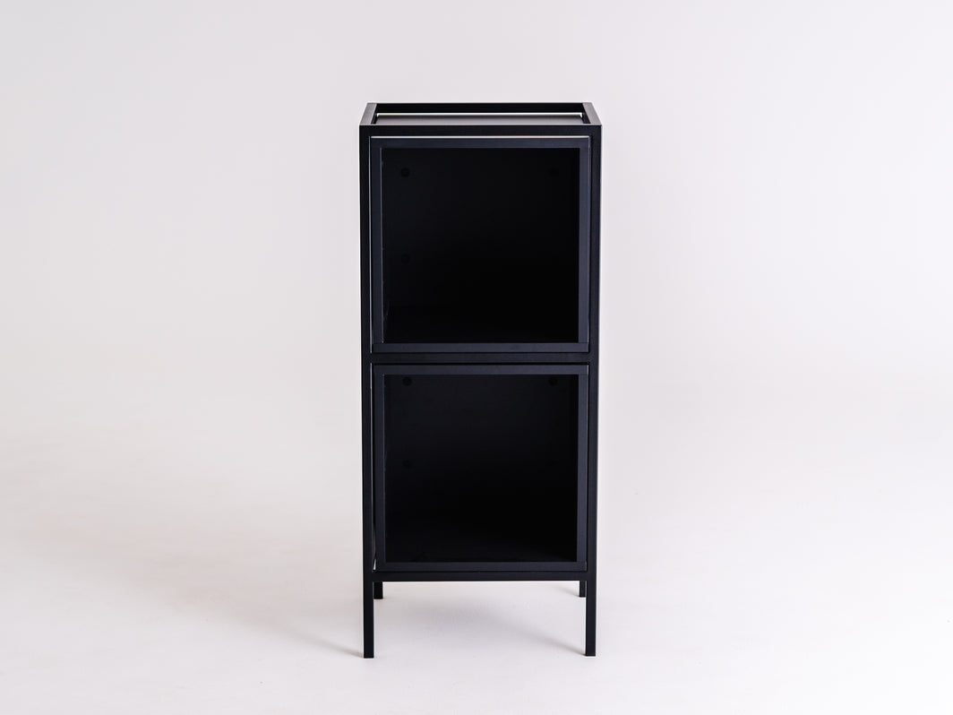 Rack SPINTELĖ BLACK 1R2 DĖŽĖ x2