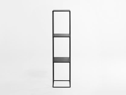 Knygų lentyna TENSIO PILLAR 3F 140x30 - juoda