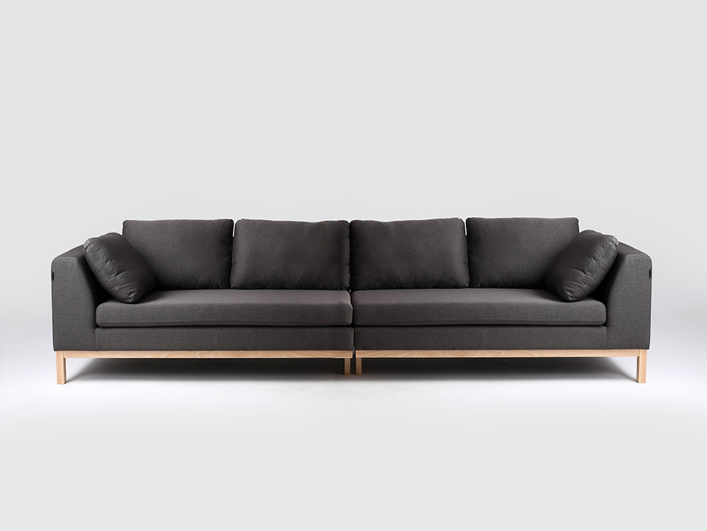 4 vietų modulinė sofa AMBIENT WOOD