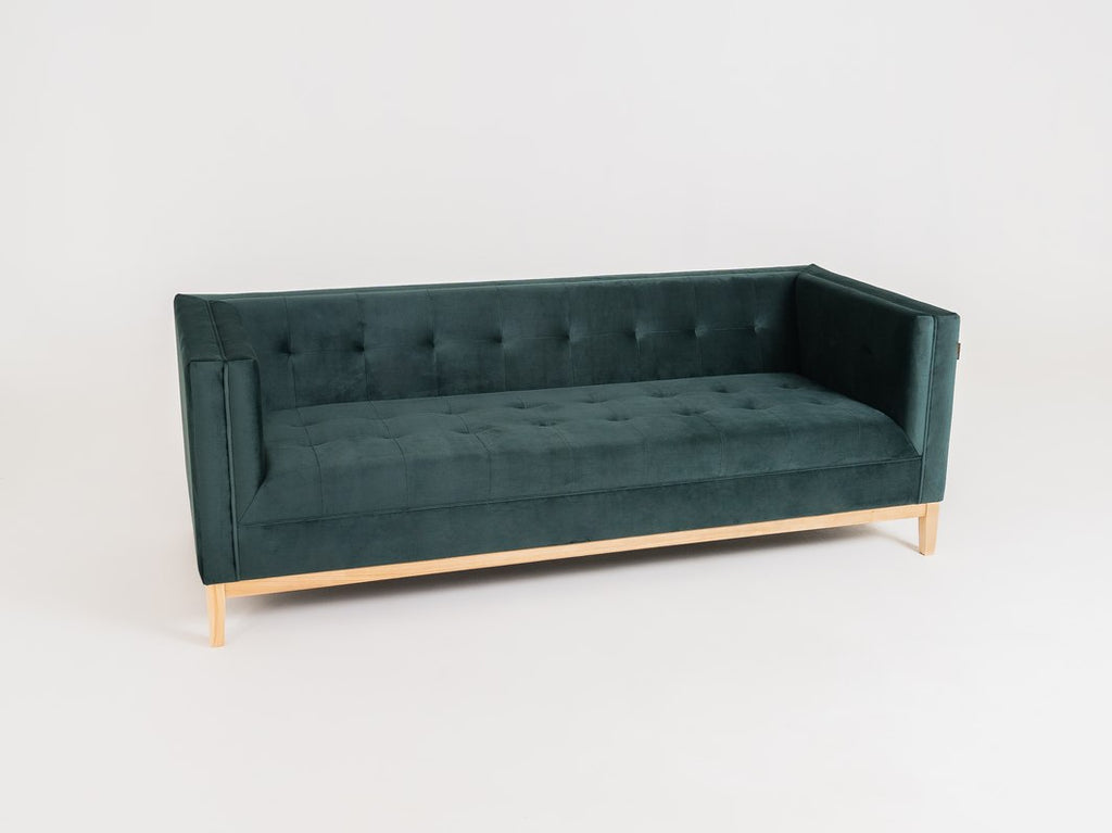 Trivietė sofa-lova by-TOM - plienas (et91), riešutas