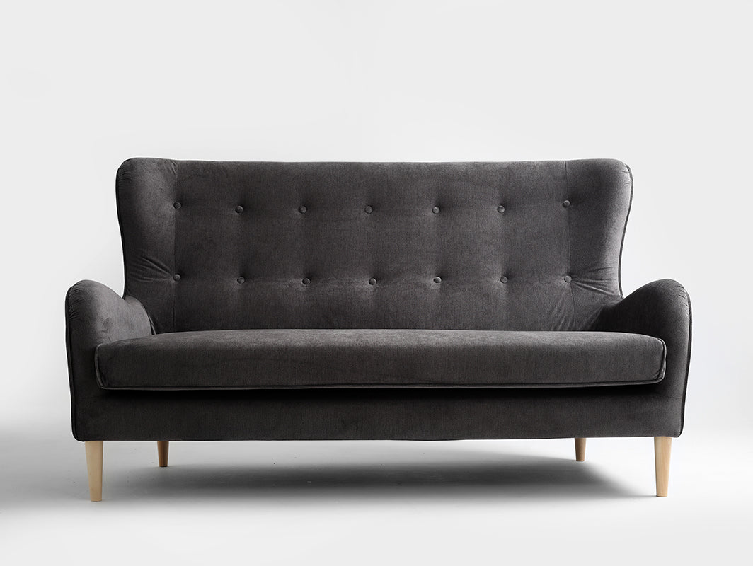 Trivietė sofa COZYBOY - audros debesis(mt15), natūrali