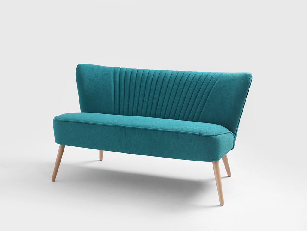 Dvivietė sofa HARRY - turkis zefyras(ol18), natūralus