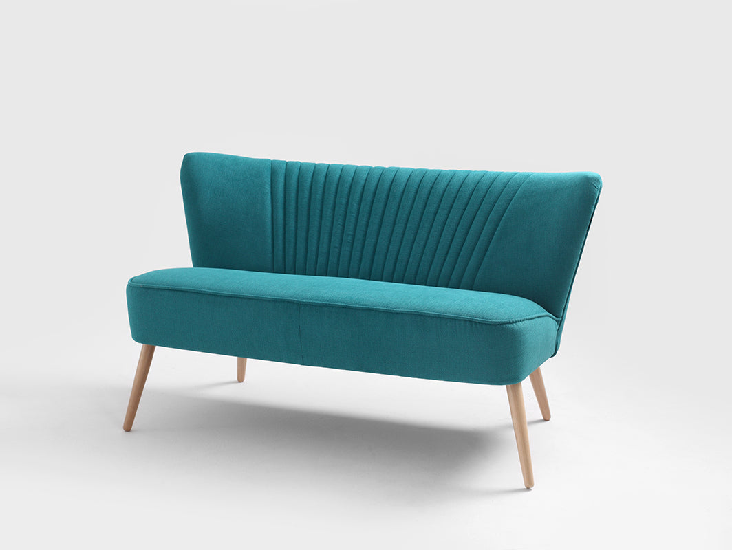 Dvivietė sofa HARRY - turkis zefyras(ol18), natūralus