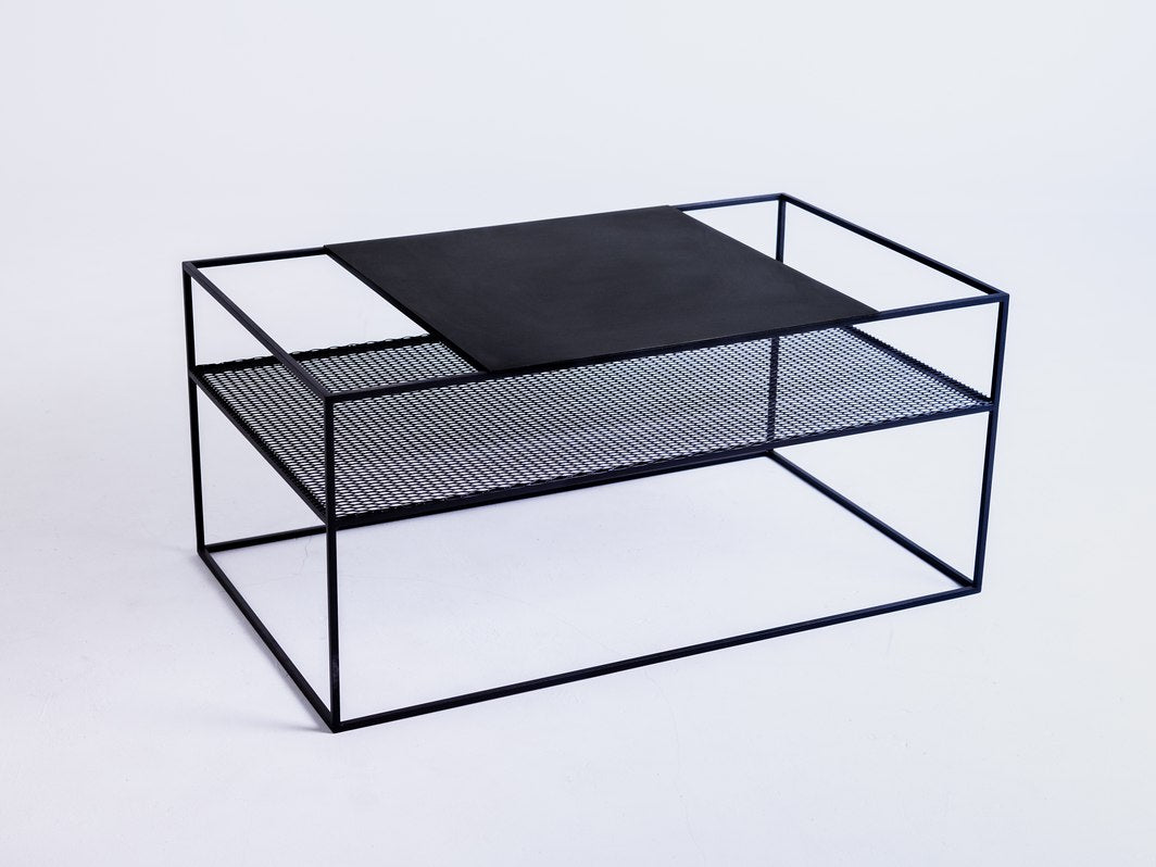 Kavos staliukas MATRIX METAL 100x60 - juodas
