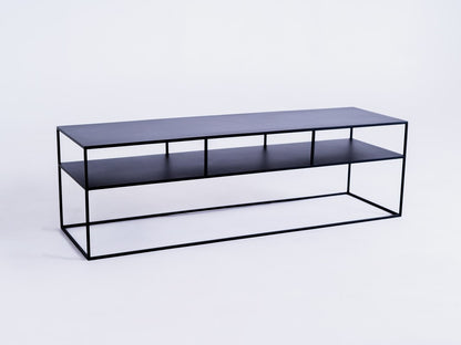 RTV Stalas TENSIO 2 FLOORS METAL 150 - juodas
