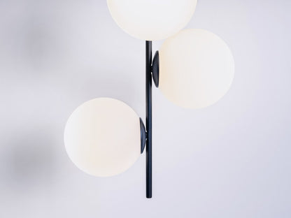 Sieninis šviestuvas BOBLER 1connect - juodas