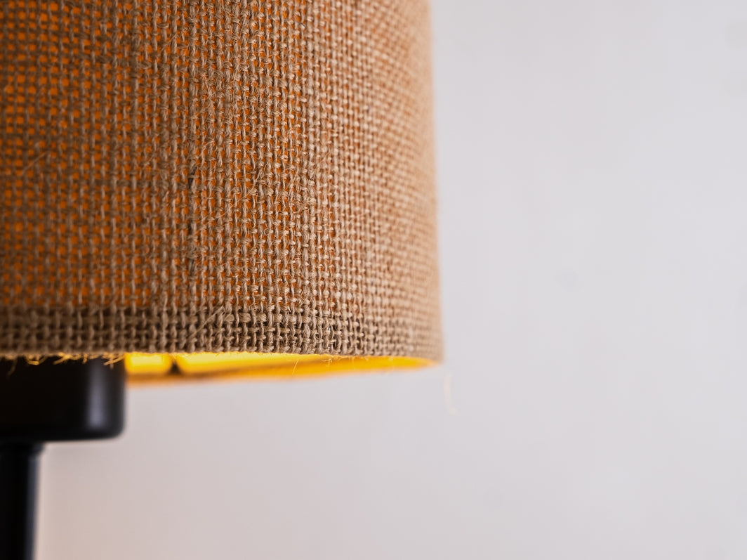 Sieninis šviestuvas MASALA JUTE WALL 20x30 - juodas