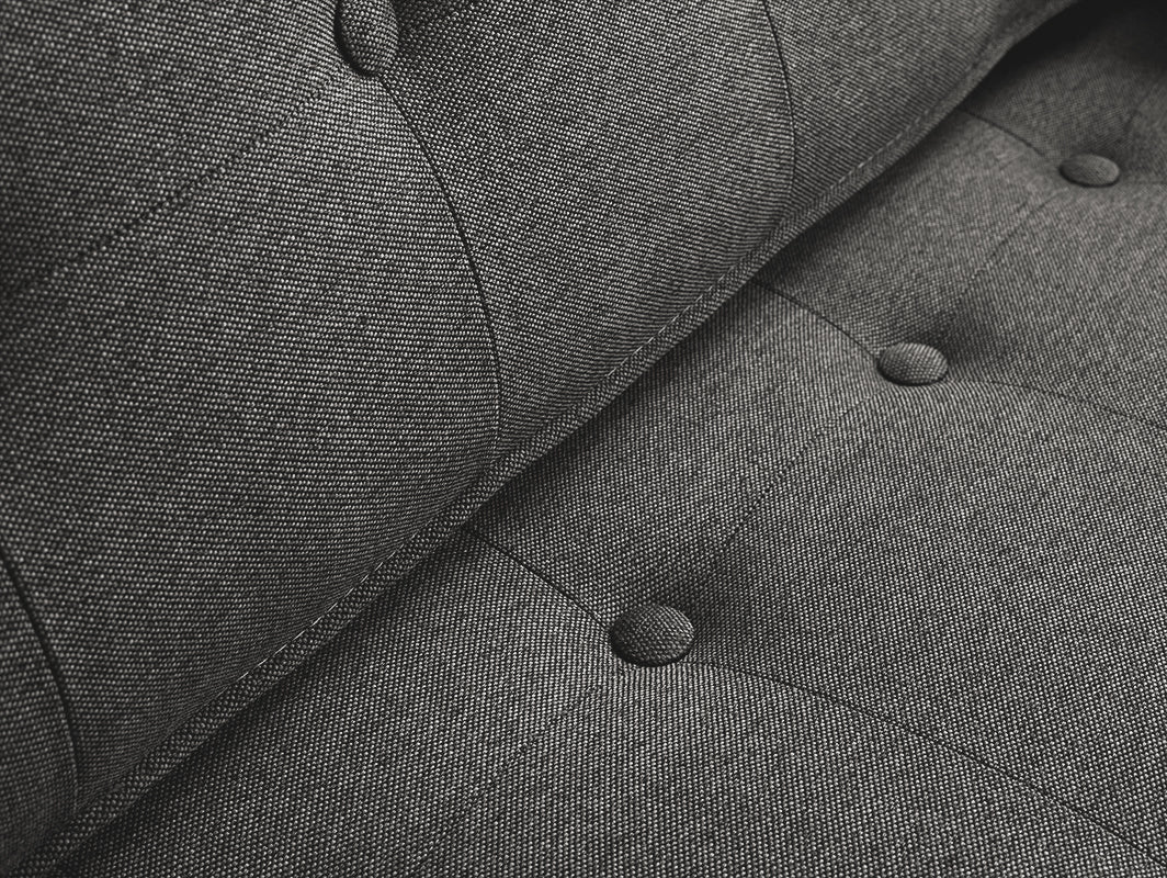 Trivietė sofa TOPIC WOOD - plieninis(et91), natūralus