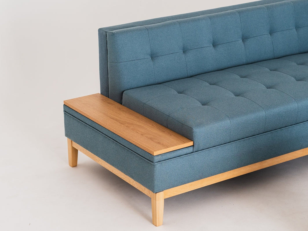 Kampinė sofa by-TOM SHELF L - topazas (ml73), natūralus