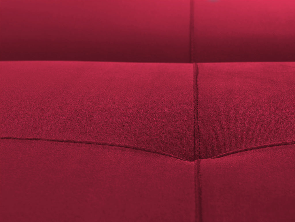 Trivietė sofa-lova MODES L - sultinga spanguolė (rv61)