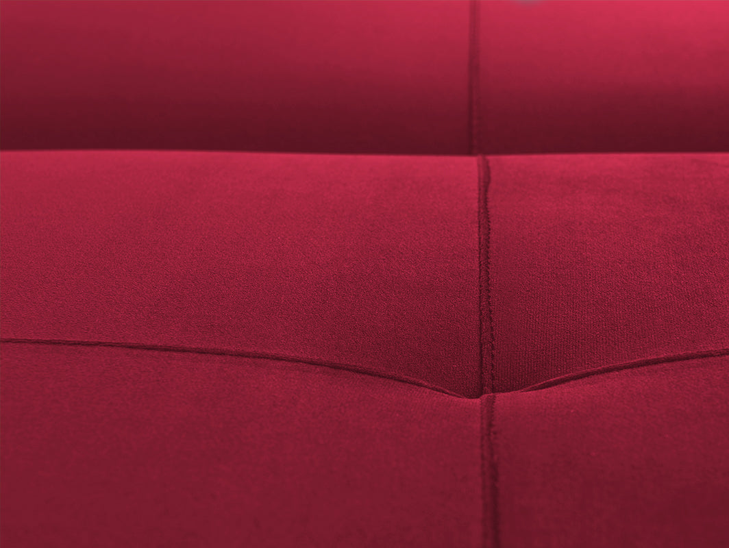 Trivietė sofa-lova MODES L - sultinga spanguolė (rv61)