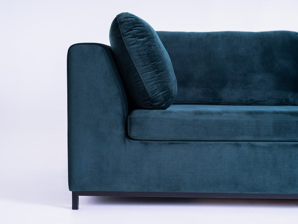 Trivietė sofa-lova AMBIENT - avokadas(rv38), natūralus