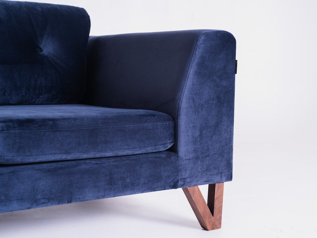 Dvivietė sofa WILLY - aronija(rv81), riešutinė
