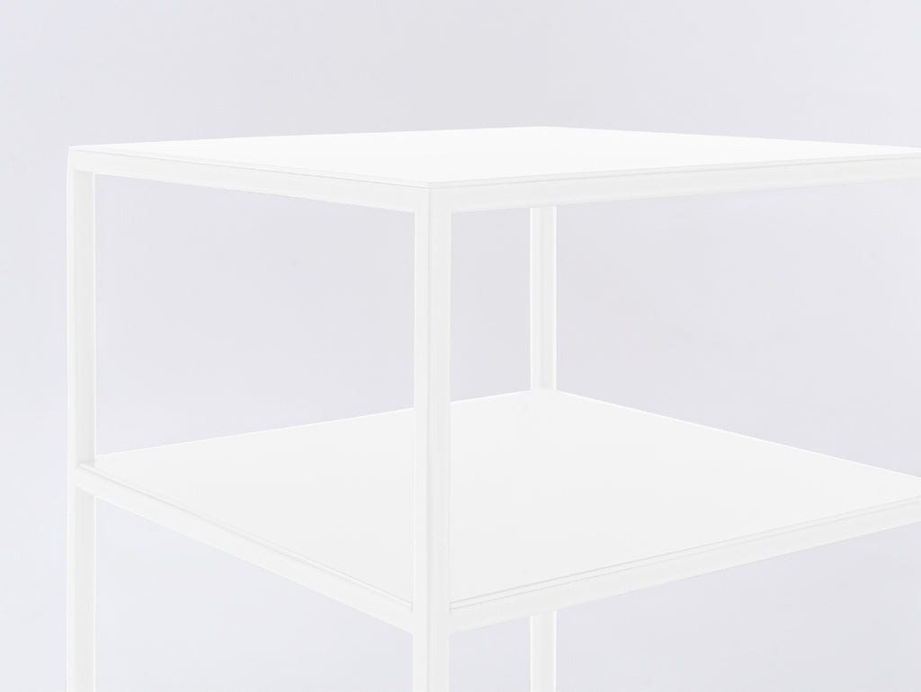 Šoninis staliukas TENSIO 2 FLOOR METAL 30 - baltas