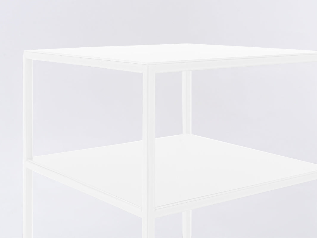 Šoninis staliukas TENSIO 2 FLOOR METAL 30 - baltas