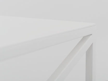 Kavos staliukas MEMO METAL 100x60 - baltas