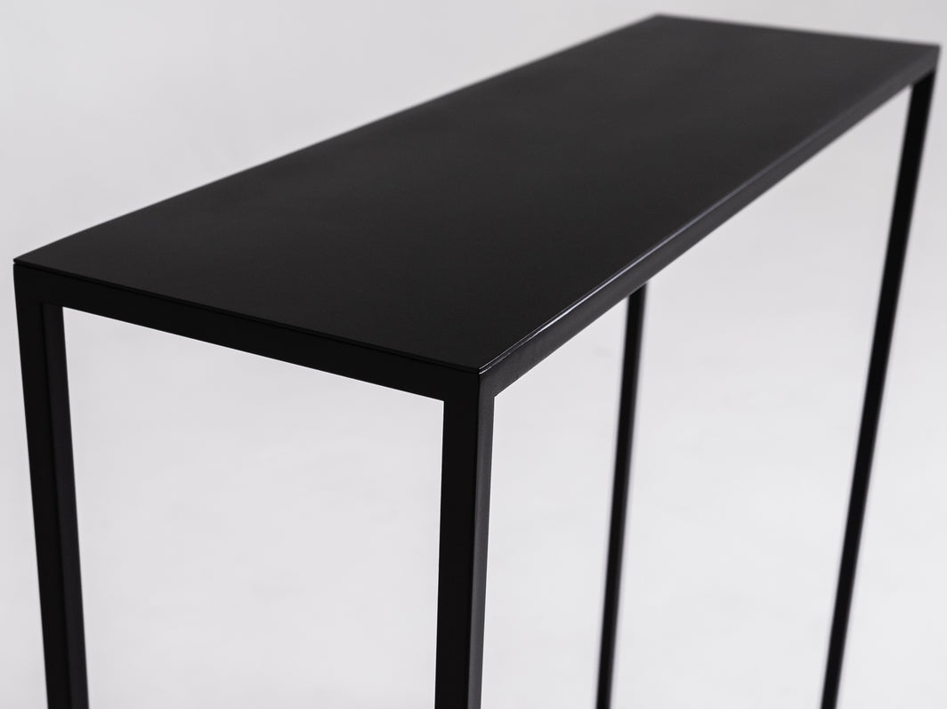 Konsolė JULITA METAL 92-1F - balta juoda