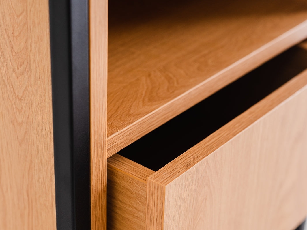 Rack SKAP 1R1 DRAWER - juodas