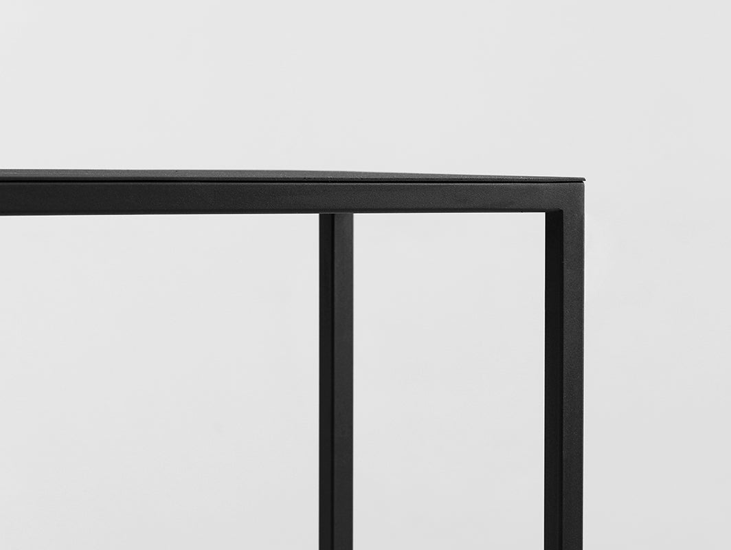 Konsolė JULITA METAL 75-1F - juoda