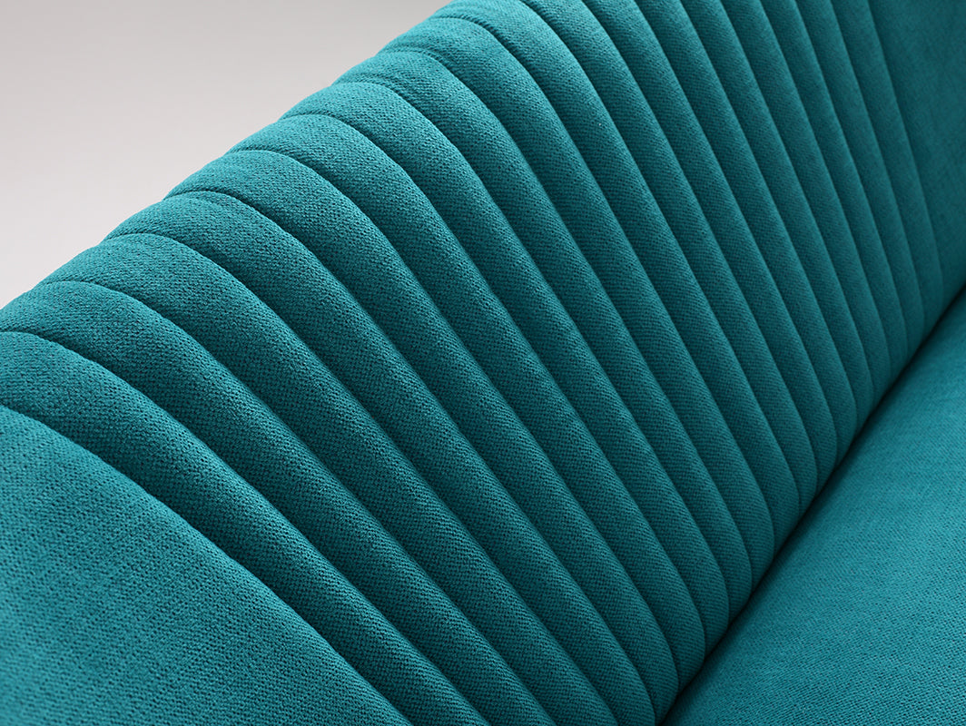 Dvivietė sofa HARRY - turkis zefyras(ol18), natūralus