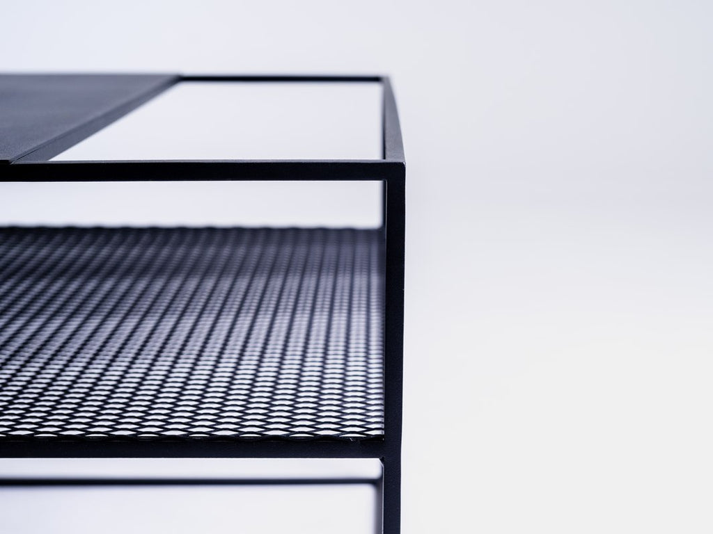 Kavos staliukas MATRIX METAL 100x60 - juodas