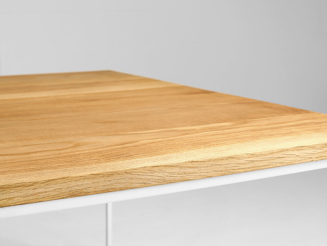 Kavos staliukas TENSIO SOLID WOOD 140 - ąžuolas, baltas
