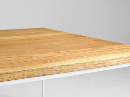 Kavos staliukas TENSIO SOLID WOOD 140 - ąžuolas, baltas
