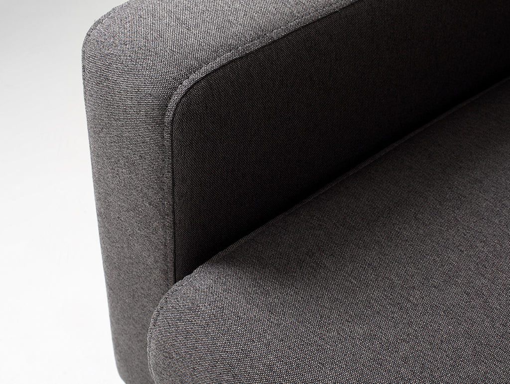 Trivietė sofa-lova SCANDIC - anglis(et95), natūrali