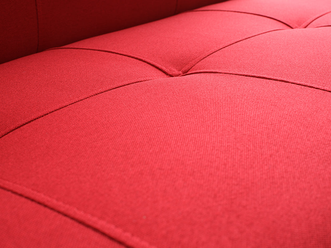 Dvivietė sofa-lova MODES - raudona (et60)