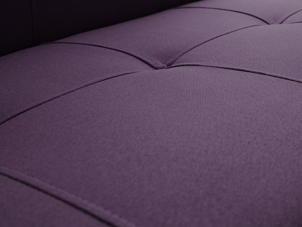 Dvivietė sofa-lova MODES - slyva(1309), juoda