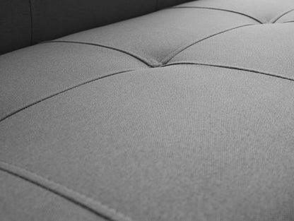 Dvivietė sofa-lova MODES - plieninis(et91)