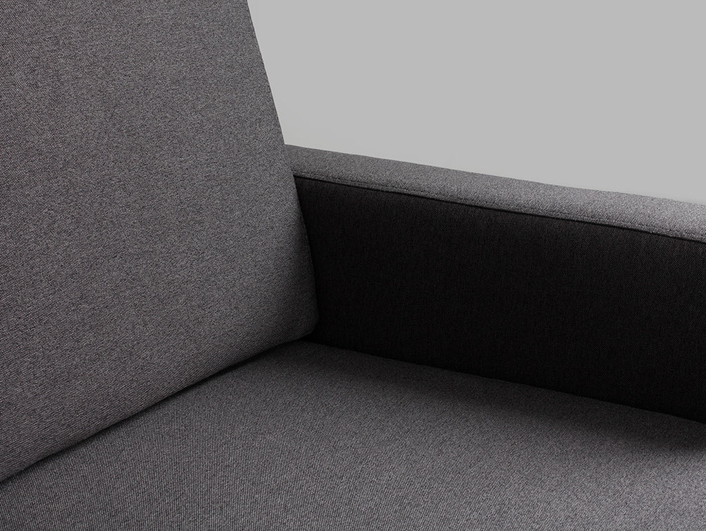 Trivietė sofa SCANDIC - anglis(et95), natūrali