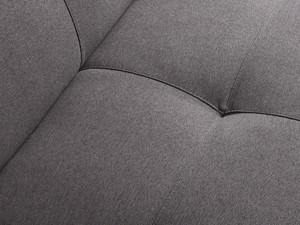 Dvivietė sofa-lova SLEEK - plieninė(et91), juoda