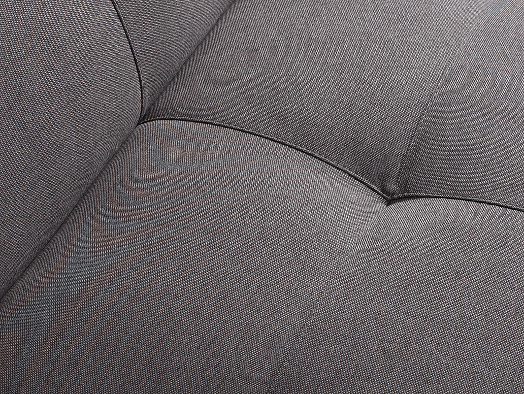 Dvivietė sofa-lova SLEEK - plieninė(et91), juoda