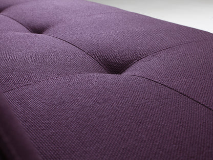 Dvivietė sofa-lova SLEEK - plum(1309), juoda