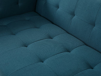 Trivietė sofa-lova by-TOM - jūros bangos(et85), natūrali