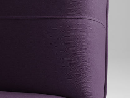 Dvivietė sofa-lova MODES - slyva(1309), juoda