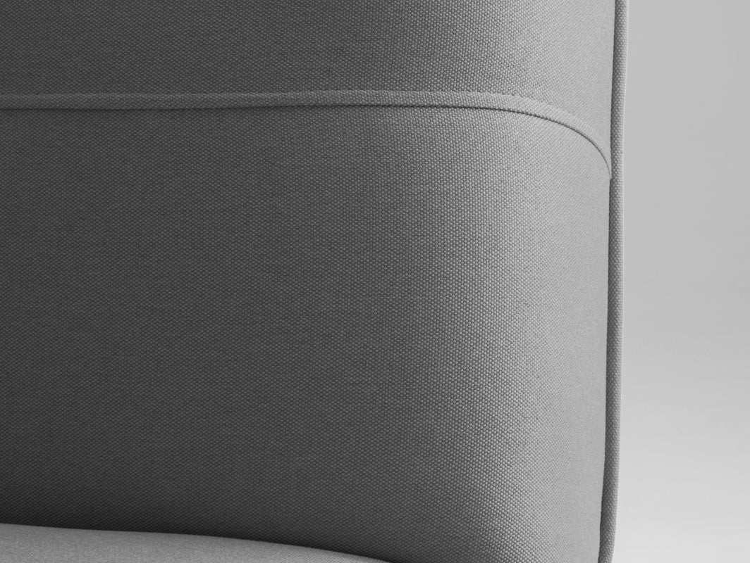 Dvivietė sofa-lova MODES - plieninis(et91)
