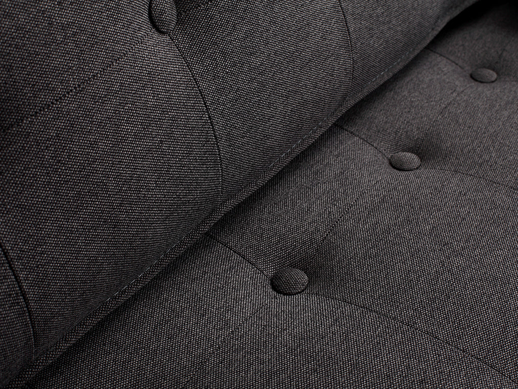 Trivietė sofa TOPIC WOOD - anglis(et95), natūrali
