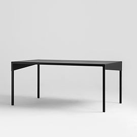 Kavos staliukas OBROOS COFFEE METAL 100x60 - juodas