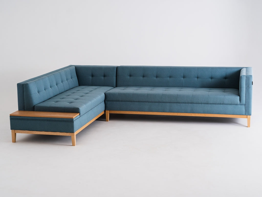 Kampinė sofa by-TOM SHELF L - topazas (ml73), natūralus