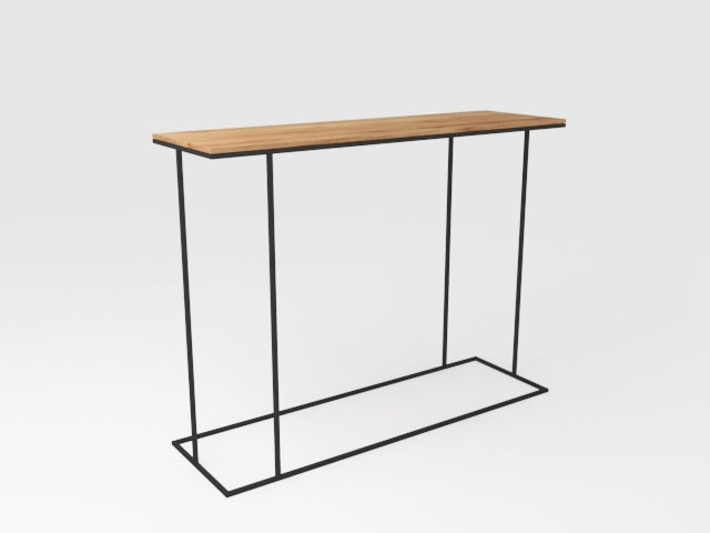 Konsolė WALT SOLID WOOD 100 - ąžuolas, juodas