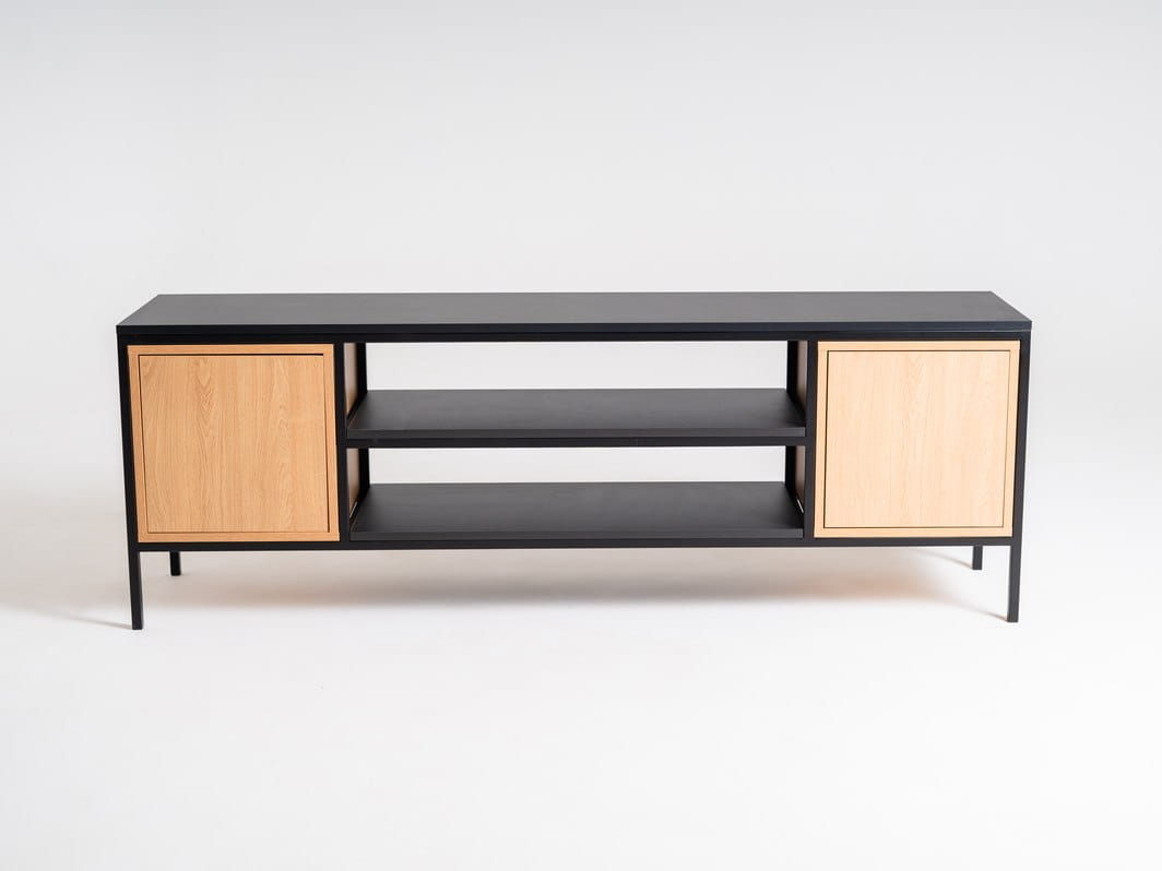 Rack RTV SKAP 3R1 DOOR - juodas