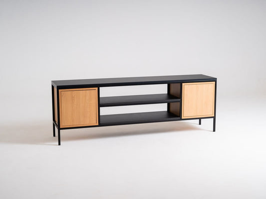 Rack RTV SKAP 3R1 DOOR - juodas