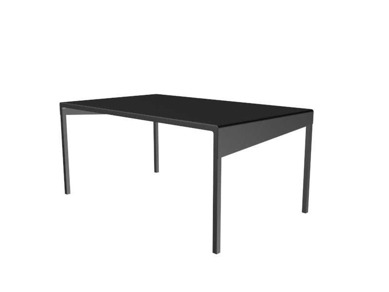 Kavos staliukas OBROOS COFFEE METAL 100x60 - juodas